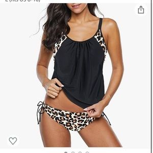 Two Piece Tankini Swim Suit